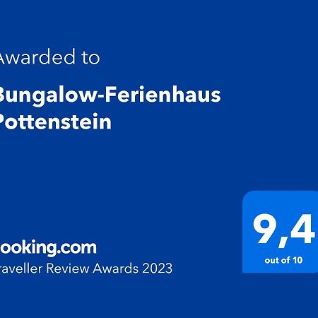 Bungalow-Ferienhaus Pottenstein Luaran gambar